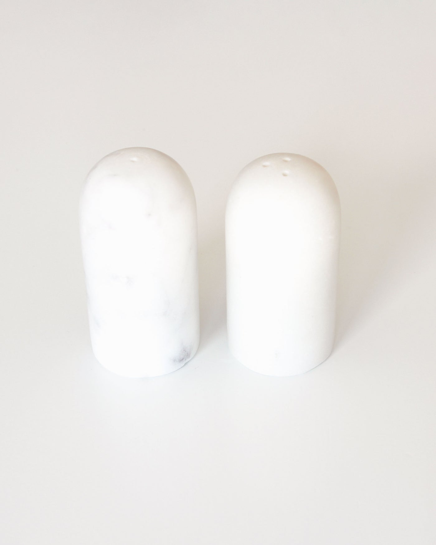 Stay Salty Salt and Pepper Shakers with Divided Marble Tray