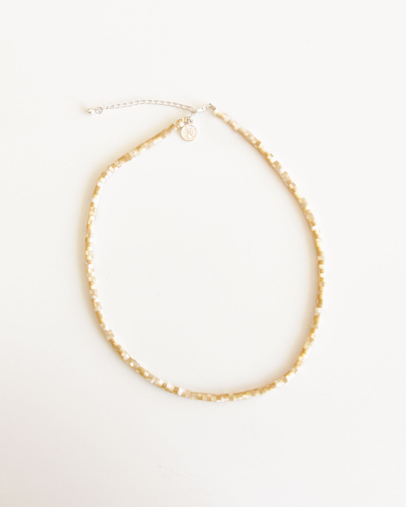 Gold Hue Beaded Necklace