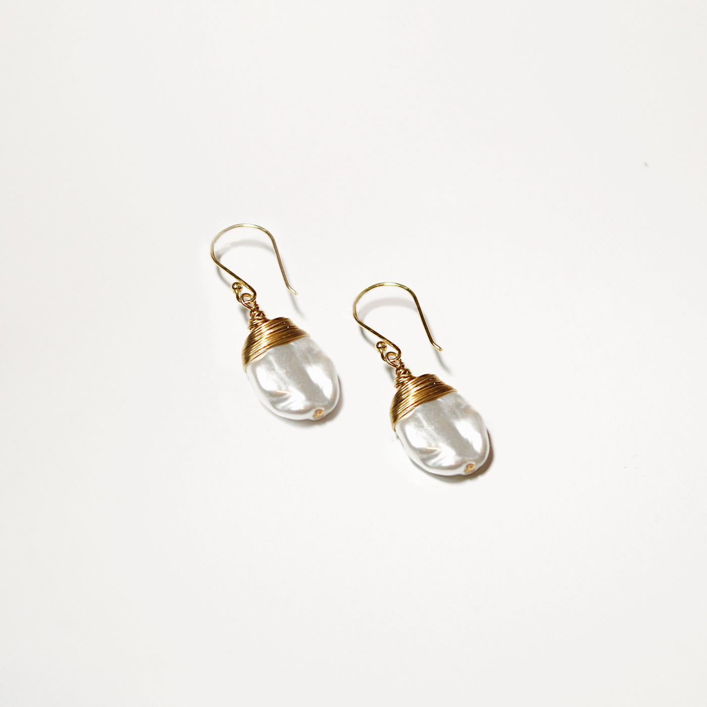 Coastal Pearl Drop Earrings