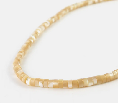 Gold Hue Beaded Necklace